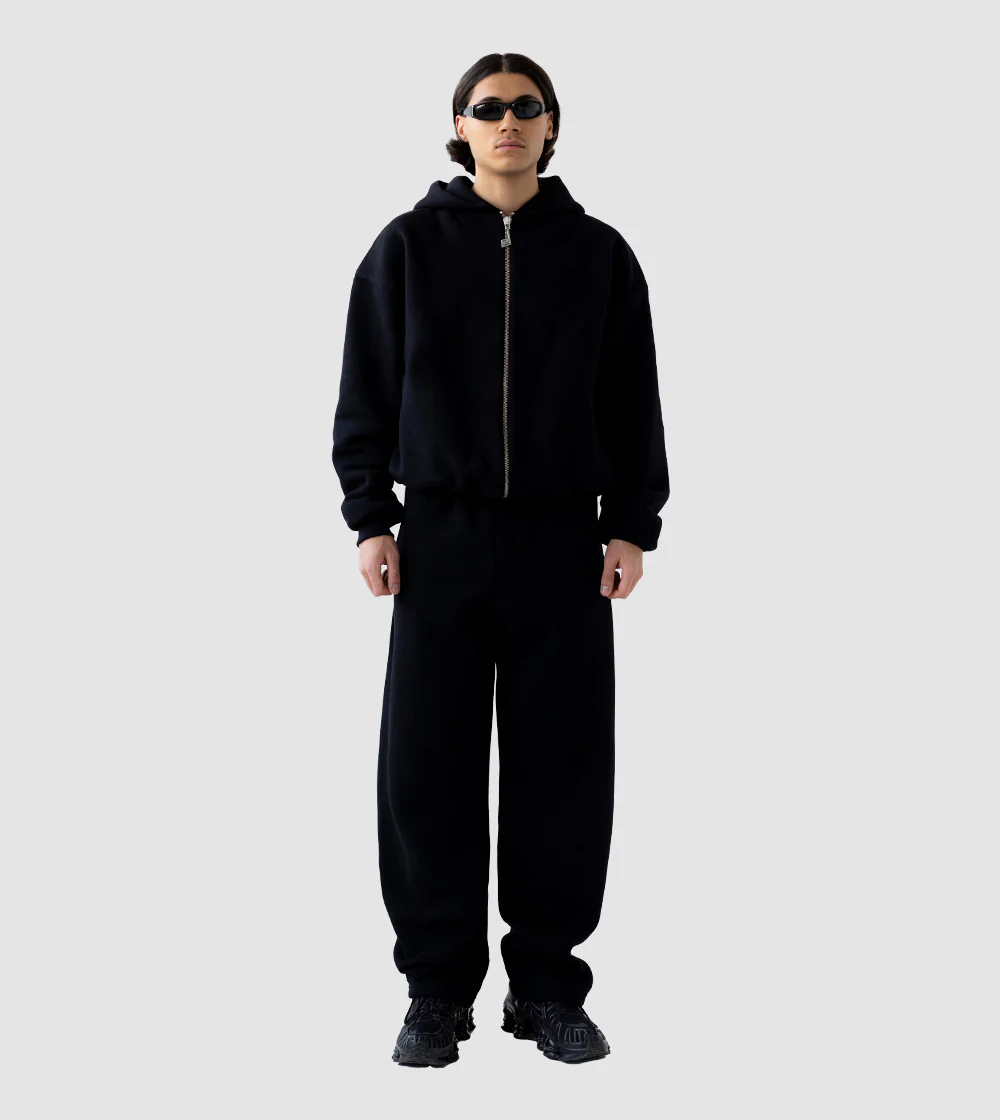 Black Zip Hoodie - Image 5