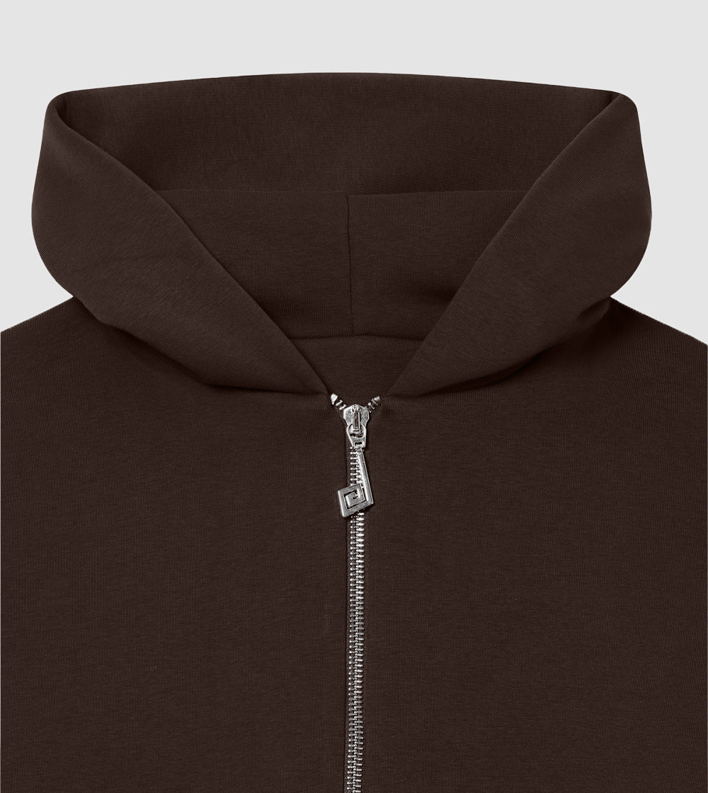Mocca Zip Hoodie - Image 3