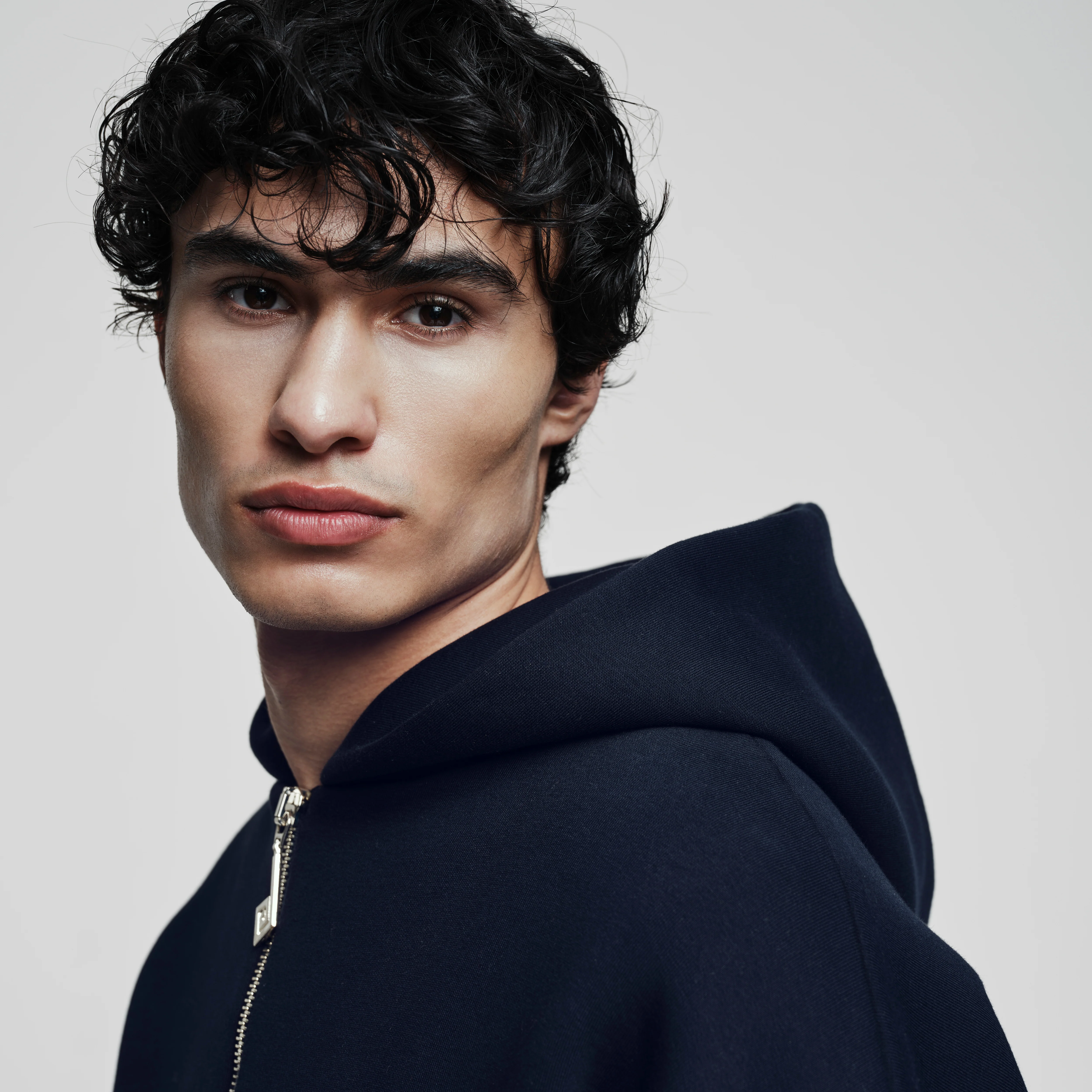 Navy Zip Hoodie - Image 5