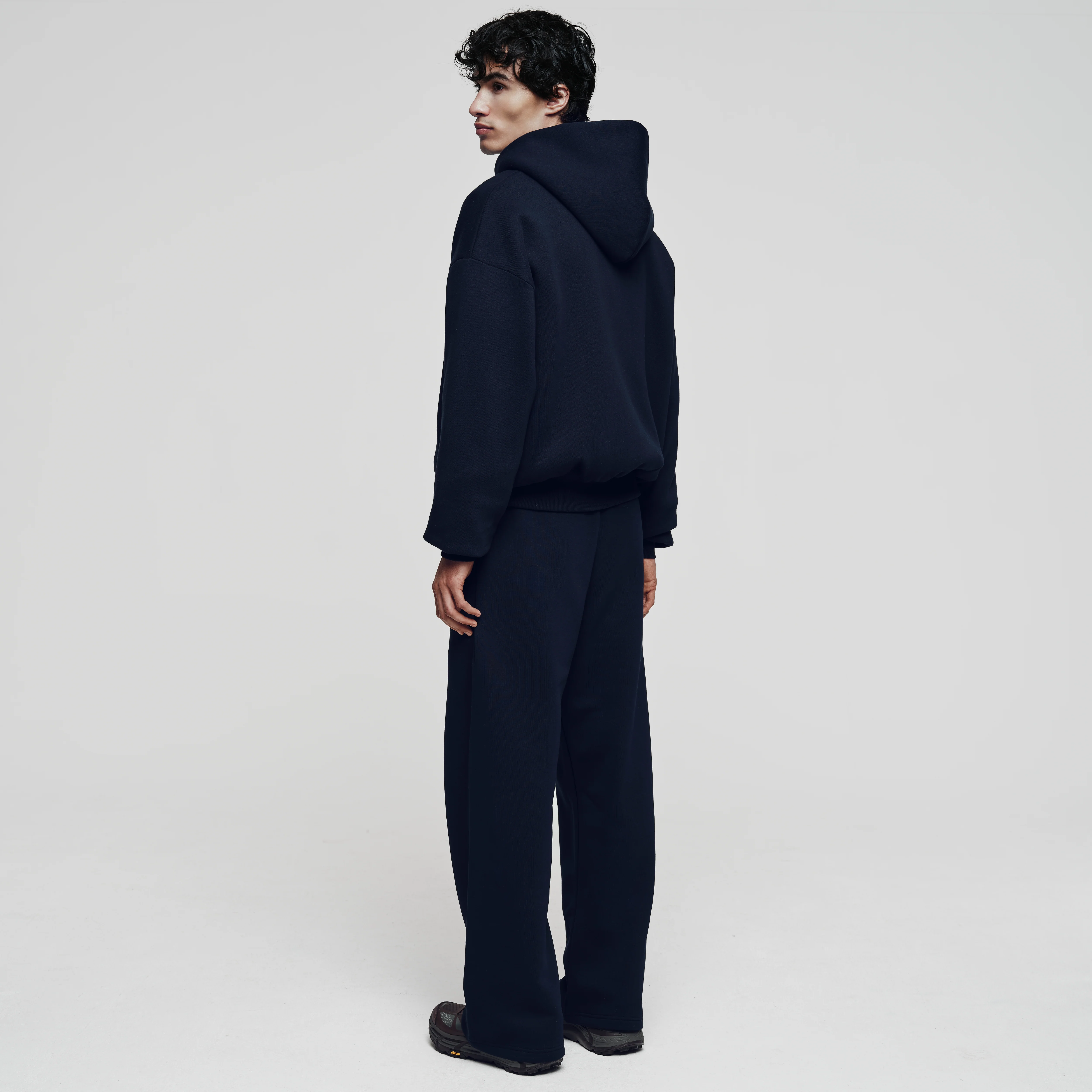 Navy Zip Hoodie - Image 8