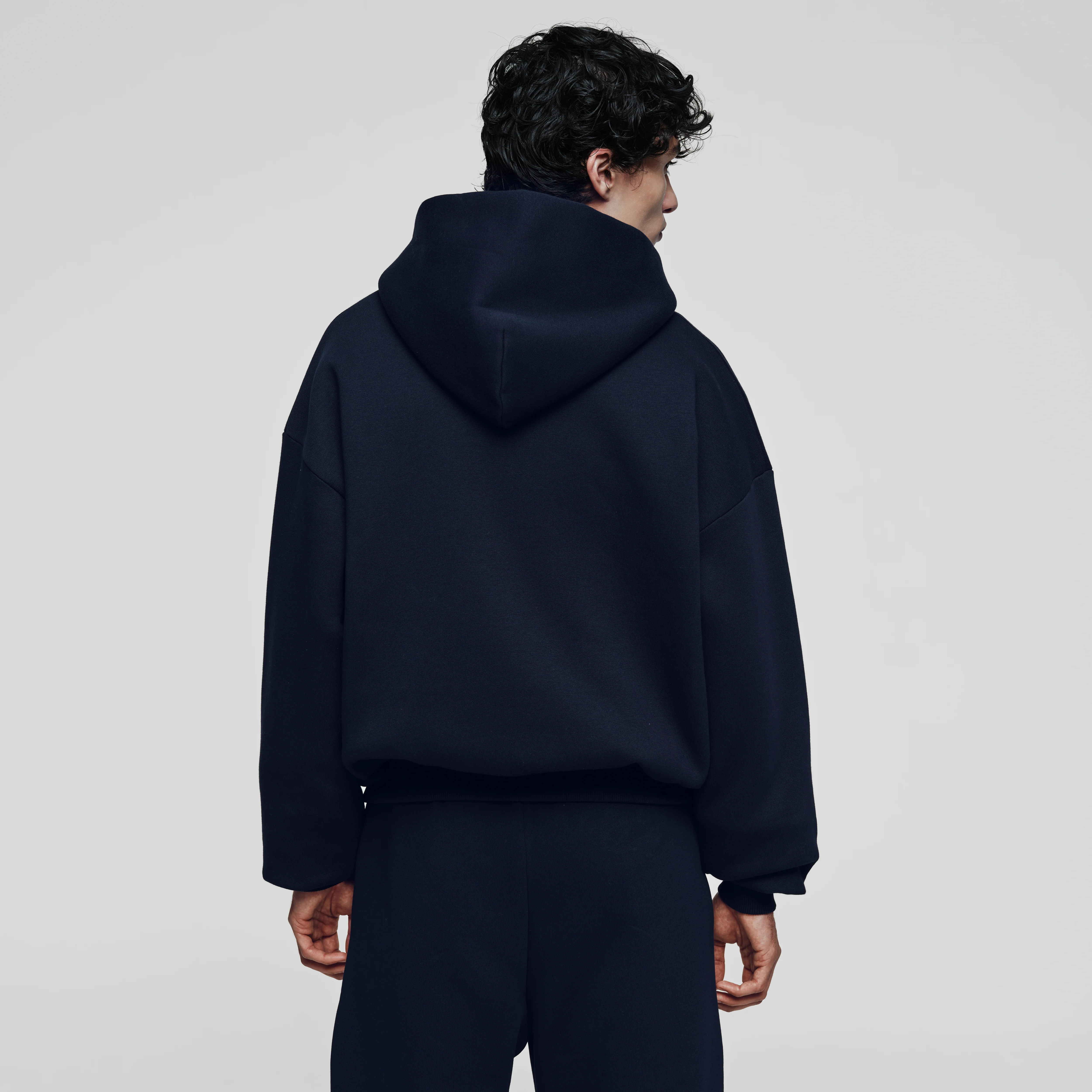 Navy Zip Hoodie - Image 9