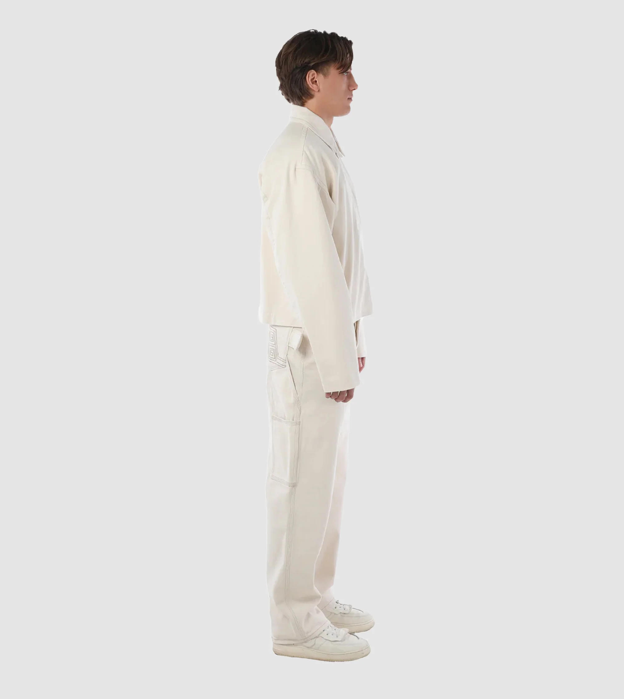 Workwear Jacket Cream - Image 3