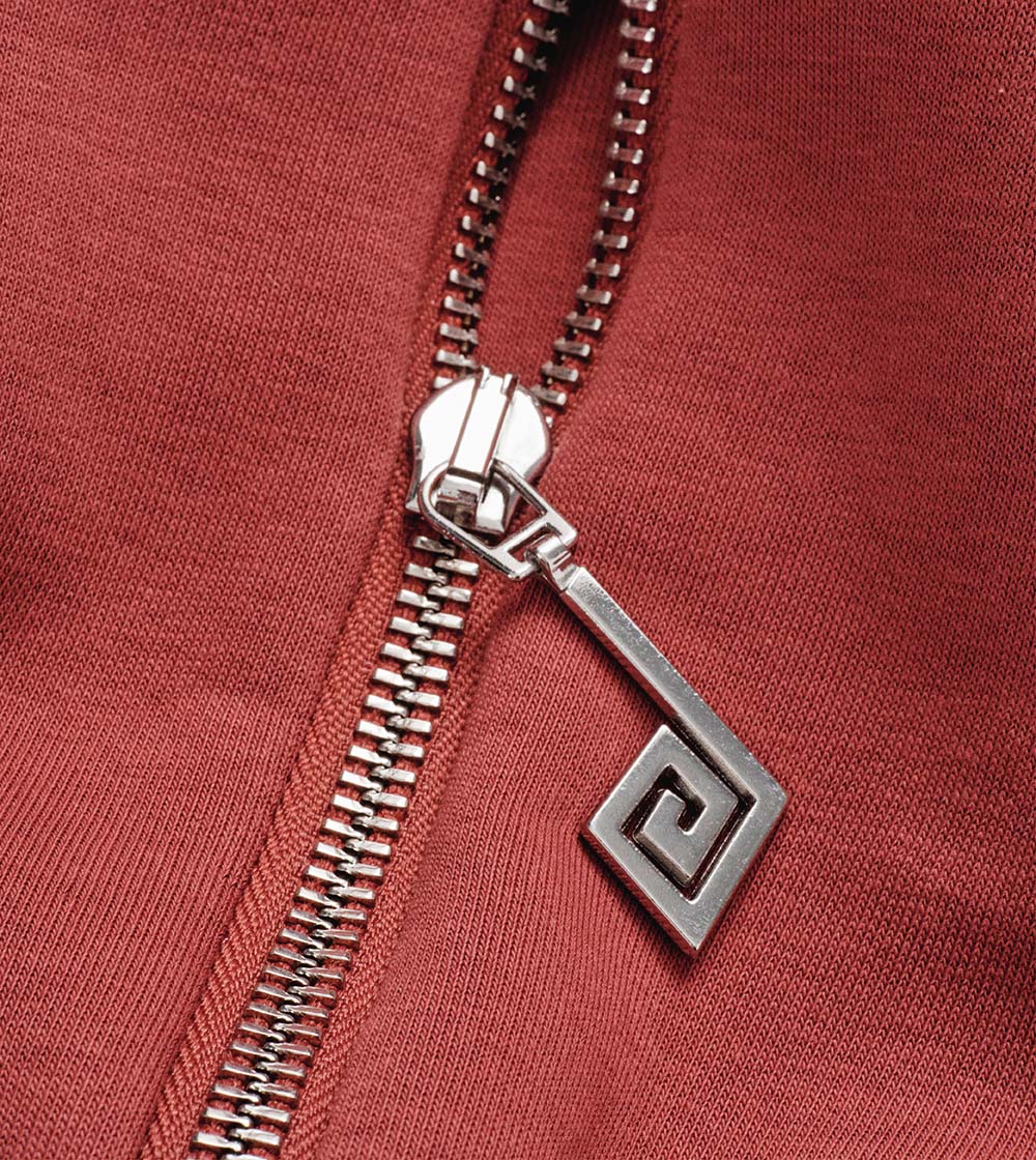 Zip Hoodie Tracksuit Burgundy - Image 5